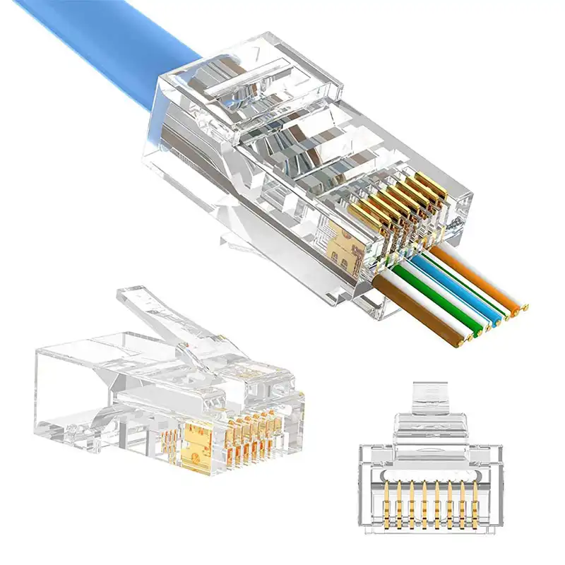 سوکت شبکه ته باز CAT6