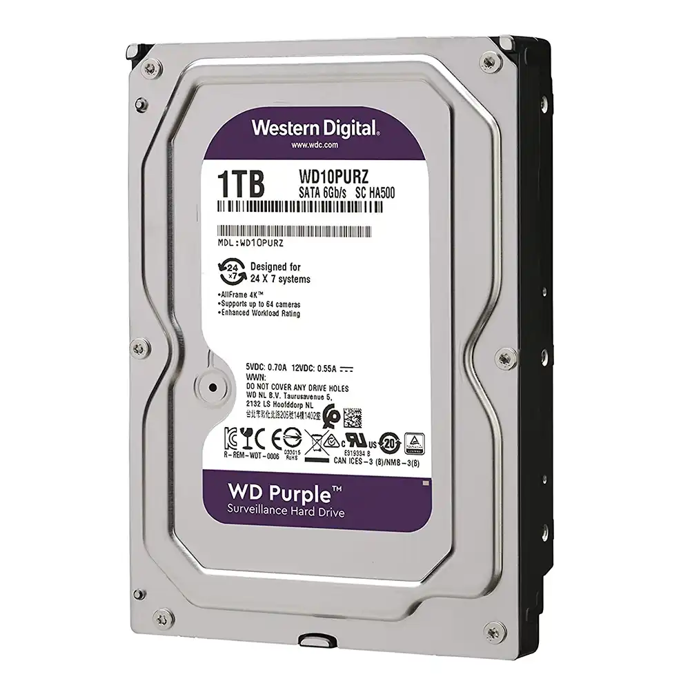 هارد دیسک 1TB اینترنال وسترن دیجیتال بنفش
